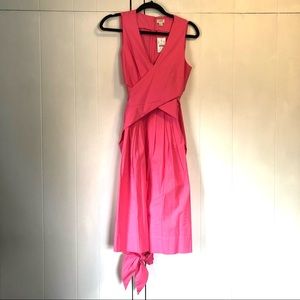 J. Crew Factory Bright Pink Dress